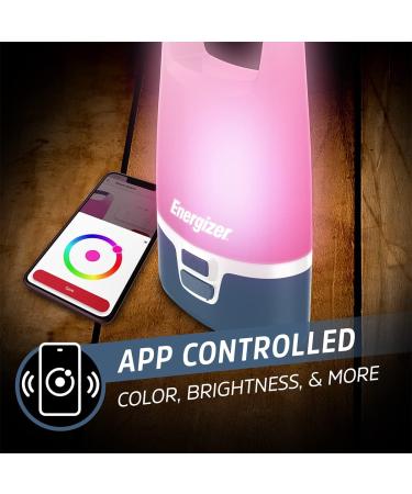 Energizer Smart Multi-Color LED Lantern, 1200 Lumen Rechargeable Lantern, Indoor and Outdoor Night Light and Camping Lantern, 360 Degree Light (USB Included) - Buy Online on GoSupps.com