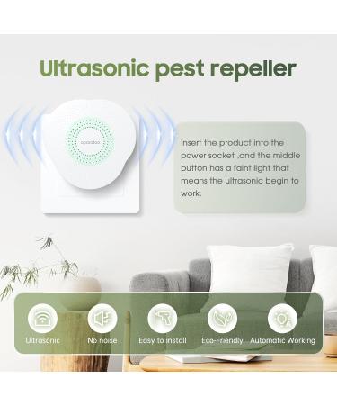 Effective Mosquito Lamp & Insect Destroyer - 4 Pack UV Pest Control & Ultrasound Repeller for Mice Cockroaches Moths & Rats | International Shipping - Buy Online on GoSupps.com