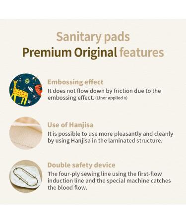 ECO Printed Organic Reusable Cotton Menstrual Pads - 3 Pack (Zoo Day Pad Plus) - Buy Online on GoSupps.com