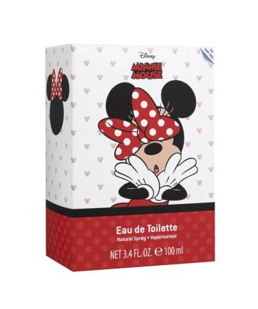 Minnie Mouse Disney Fragrance for Kids Eau de Toilette EDT 3.4oz 100ml Perfume Spray Made in Spain by Air Val International - Buy Online on GoSupps.com