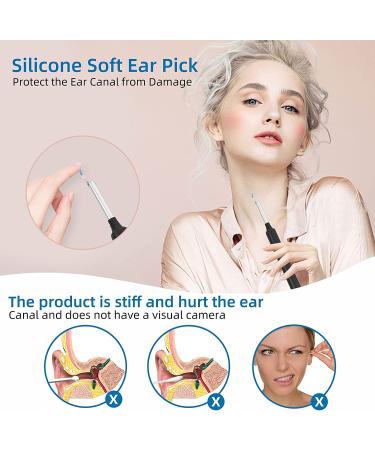 VITCOCO Wireless Ear Wax Removal Tool - 1296P HD Ear Camera & 6 LED Lights for Easy Cleaning - Compatible with iPhone & Android - Buy Online on GoSupps.com
