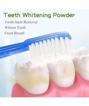 2pcs Teeth Whitening Powder - 50g Probiotics Tooth Powder for a Bright Smile Remove Stain Yellow Bad Breath Fresh - Tea Coffee Wine & Smoking Stain Remover - Buy Online on GoSupps.com