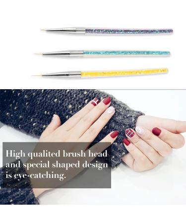 Professional Nail Art Tools - Liner Pens & Sequin Design - 3 Colors for Creative Nail Design - Buy Online on GoSupps.com