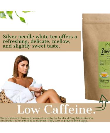 TODICAMP Organic Silver Needle Tea - Premium 1 LB Loose Leaf White Tea with Antioxidants - Buy Online on GoSupps.com