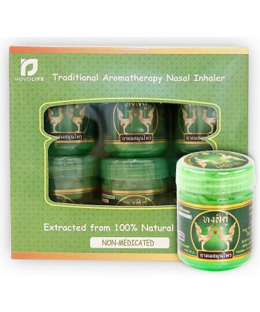 Buy Hongkhu Traditional Thai Herbal Inhaler (Pack of 6) Natural Relief for Respiratory Health | International Shipping Available - Buy Online on GoSupps.com