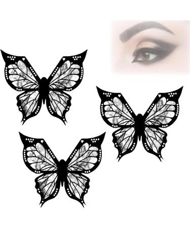 Butterfly Line Eyeliners Stencils Eye Makeup Tool Eye Templates Shaper Model Eyebrow Eyelashes Quick Stamping Tool Double Pack - Buy Online on GoSupps.com