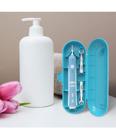 Travel Case for Electric Toothbrush - Blue Holder | Portable Toothbrush Carrying Case (1 Count - Buy Online on GoSupps.com