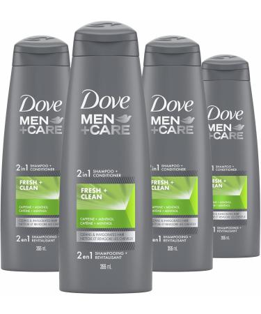 Dove Men+Care Body Wash + 2-in-1 Shampoo & Conditioner Bundle (400ml Body Wash x4 + 355ml Shampoo & Conditioner x4) 400 ml (Pack of 4) Wash + Conditioner - Buy Online on GoSupps.com