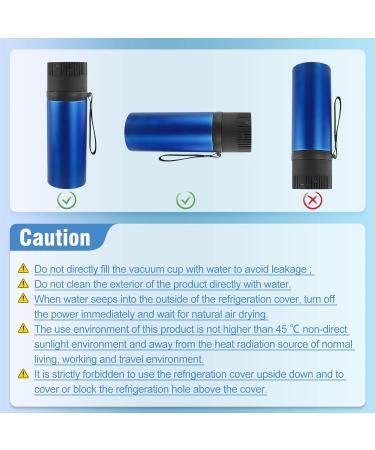 Portable Insulin Cooler Travel Case - TSA Approved, 900ml Capacity, USB Diabetes Travel Case with Automatic Temperature Control - Blue - Buy Online on GoSupps.com