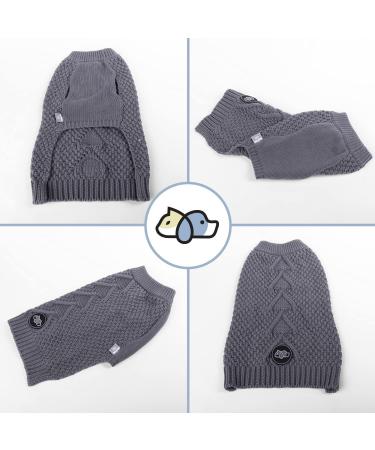 Bella & Balu XXS Dog Sweater - Braid Knit Pattern 100% Cotton | Warm Soft & Comfortable for Cold Weather - Buy Online on GoSupps.com