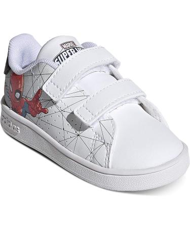 adidas Kids Advantage Cf I Sneaker - Child 5 UK - White/Black - Buy Online on GoSupps.com