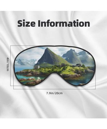 Buy SSIMOO Norway Islands Adjustable Sleep Mask - Breathable & Fashionable Eye Mask for Comfort | International Shipping Available - Buy Online on GoSupps.com