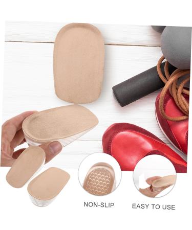 Forefoot Cushion Adhesive Heel Lifts & Leather Insoles for Women | Height Increase Insoles for Shoes - Comfort & Support - Buy Online on GoSupps.com
