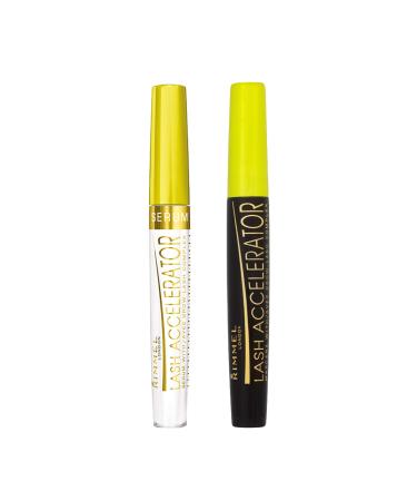 Rimmel Lash Accelerator Mascara, Extreme Black and Lash Serum, Eye Makeup Kit