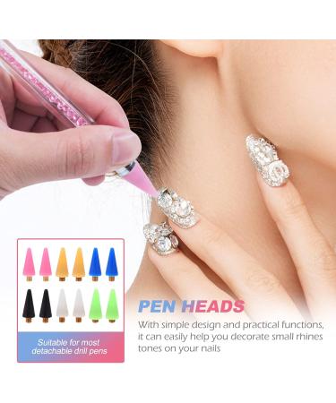 Buy FRCOLOR 24 pcs Wax Replacement Rhinestones Picker - Nail Art Tools with Assorted Colors for Perfect Manicure - Buy Online on GoSupps.com