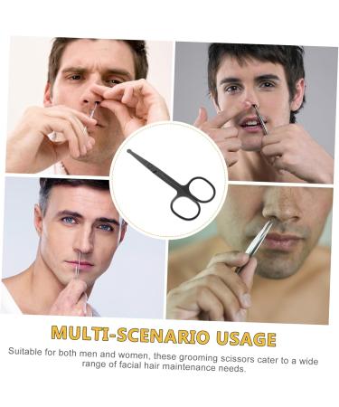 Healeved Scissors for Facial Hair Grooming Scissors with Eyebrow Comb Nose Hair Trimmer - Buy Online on GoSupps.com