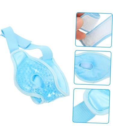 PLAFOPE Cool Gel Eye Mask Reusable Ice Compress For Eye Care Reduces Fatigue Swelling For Students Office Workers Comfortable Fit With Elastic Band 285x9x17cm Sky Blue - Buy Online on GoSupps.com
