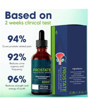 2024 New Prostate Treatment Drops - Prostate Pain Relief Drops Prostate Therapy Drops Prostate Drops Effectively Relieve Prostate Discomfort (3 Pcs) - Buy Online on GoSupps.com