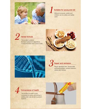 JIAHAO 10 Piece YDF Cream Redness Itchiness Eczema Rosacea Cutitis Skin Health Saver Chinese Herbal Cream - Buy Online on GoSupps.com