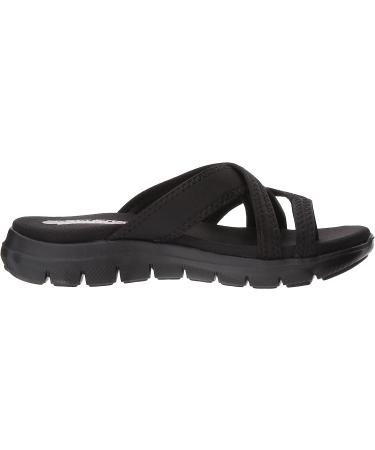 Skechers Flex Appeal 2.0 Start Up Sport Sandal - Unisex, Size 8, Black/Black - Buy Online on GoSupps.com