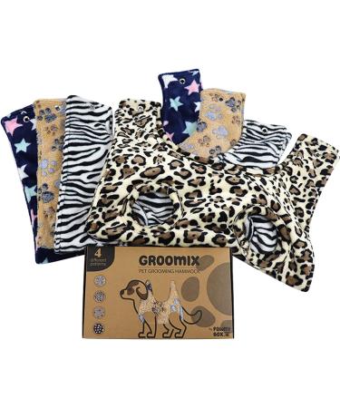 Pawny Box Pet Hammock for Grooming with Harness for Cats and Dogs - Ear, Eye, and Nails Care | Restraint Bag for Comfortable and Breathable Restraints - Paws Large - Buy Online on GoSupps.com