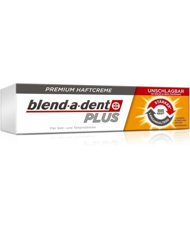 Blend-a-Dent Plus Best Hold Premium Adhesive Cream 40g - Long-Lasting Denture Fixative for Secure Fit | International Shipping Available - Buy Online on GoSupps.com