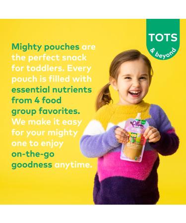Plum Organics Baby Food Pouch Variety Pack | Mighty 4 | 4oz | 18 Pack | Organic Squeeze for Babies, Kids, & Toddlers - Buy Online on GoSupps.com