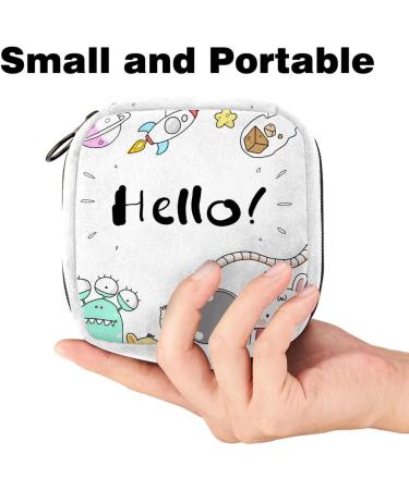 Animal Planet Color970 Sanitary Napkin Storage Bag - Period & Tampon Organizer Makeup Pad Pouch - Buy Online on GoSupps.com