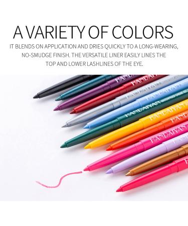 Gel Eyeliner Pencil - Long Lasting Gel Eyeliner for Sensitive Eyes Quick-Drying - Eye Liner Pencils with Mousse Texture Eye Makeup 0.2g Mild Formula Longwear for Women Girls Frifer - Buy Online on GoSupps.com