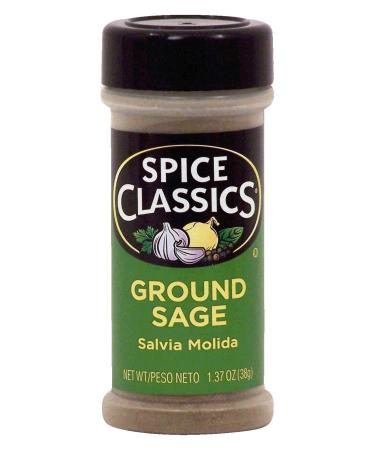 Mccormick, Spice Classics Ground Sage, Plastic Shaker, 1.37 Ounce