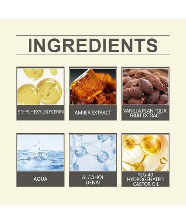 Vanilla Amber Perfume - Elegant & Long-Lasting Vanilla Perfume Subtle & Captivating Scent for Daily Use Gift for Women 30ml/1.0fl.oz Khaki-Vanilla Amber - Buy Online on GoSupps.com