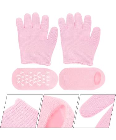 Healvian Gel Socks Moisturizing Socks and Gloves Gel Spa Moisturizing Sock and Gloves Hands Feet Skin Care Hands Spa for Repairing Dry and Chapped Skin Hand Lotion Gloves - Buy Online on GoSupps.com