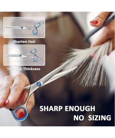 10pcs Hair Scissors Hair Scissors Professional Hairdressing Scissors Kit Hair Cutting Scissors With Hairbrush Hair Clip Cape Grooming Comb - Buy Online on GoSupps.com