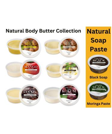 Aroma Depot Lavender Raw African Black Soap - 100% Natural 1 lb for Acne Eczema Psoriasis Scar Removal | Handmade Face & Body Wash - Buy Online on GoSupps.com