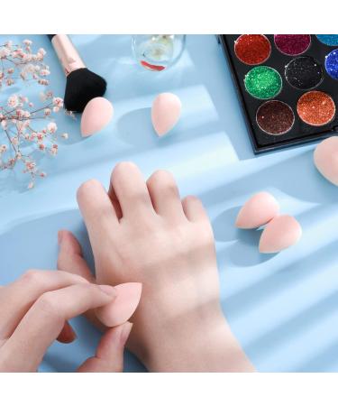 Wllhyf Mini Makeup Sponge Blender - 6 Pcs Soft Puff for Face & Body | Ideal for Foundation Powder & Highlight - Perfect for Dark Skin - Buy Online on GoSupps.com