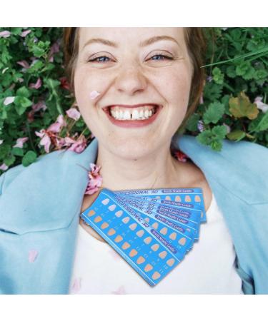 Ipetboom 60 PC Tooth Color Whitening Guide - Professional Teeth Color Chart & Teaching Boards for Dental Care - Buy Online on GoSupps.com