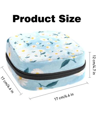 Women s Band Storage Pocket - Large Capacity Menstrual Cup & Makeup Organizer | Travel-Friendly Sunflower Pattern | 4.7x6.6 in - Buy Online on GoSupps.com