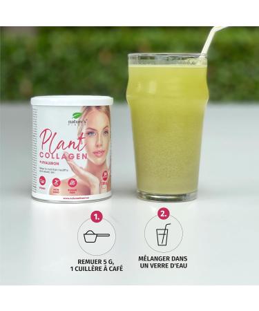Nature's Finest by Nutrisslim Plant Vegan Collagen Powder With Hyaluronic Acid - Vitamins For Women - Normal Collagen Synthesis Cellular Protection Against Oxidative Damage - Buy Online on GoSupps.com