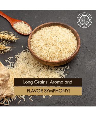 Extra Long Indian Golden Basmati Rice - Healthy Parboiled Sella Grain Jar - Fragrant and Aromatic Rice Good for Rice Bowls - 3.3 Pound Jar - Buy Online on GoSupps.com