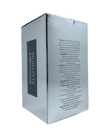 Invincible Platinum Men's Cologne 3.4 Fl. Oz. Eau de Toilette Spray - Buy Online on GoSupps.com