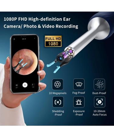 BEBIRD NOTE5 Pro Ear Wax Removal Tool - 1080p Smart Visual Ear Cleaner with Camera | Safe & Professional Endoscope for Kids Adults & Pets (Blue) - 3 Light Modes & WiFi - International Shipping Available - Buy Online on GoSupps.com