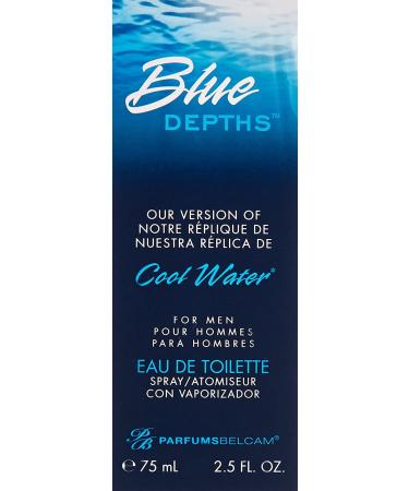 Davidoff Cool Water Eau de Toilette Spray for Men - Blue Depths, 2.5 oz - Buy Online on GoSupps.com