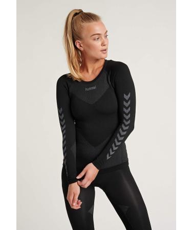 hummel T-Shirt First Multisport Women - Stretchy Seamless XS-S in Black | Buy Internationally - Buy Online on GoSupps.com