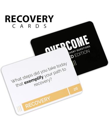 Expanded Addiction Recovery Questions Therapy Game - 130 Cards for Counseling Conversations, Icebreaker for Substance Abuse, Mental Health, Sobriety, Relapse & Suicide Prevention - Buy Online on GoSupps.com