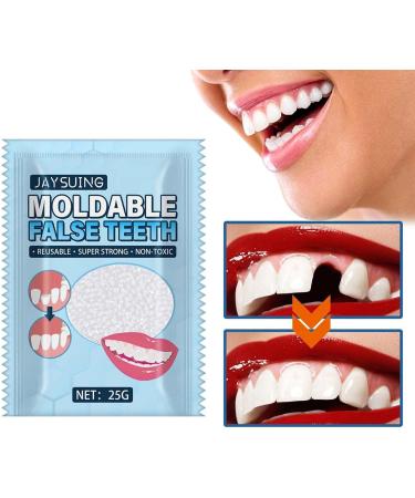 Suphyee Formable False Teeth Repair Set | Provisional Denture Kit for Missing Teeth - Self-Confident Smile with Thermal Adaptation Beads - Buy Online on GoSupps.com
