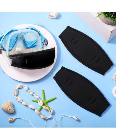 Neoprene Mask Strap Cover Set for Dive and Snorkel Masks - Non-Slip & Comfortable - Pink, Black, Blue - Buy Online on GoSupps.com