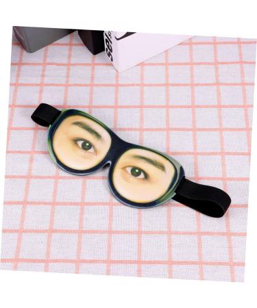 FRCOLOR Funny 3D Eye Sleeping Mask - Comfortable Blindfold for Travel Sleep & Relaxation | International Shipping Available - Buy Online on GoSupps.com