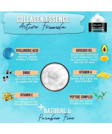 TTNC EELHOE Collagen Men's Anti-Aging Wrinkle Cream 50g - Skin Firming & Moisturizing Lotion for Men - 2PCS - Buy Online on GoSupps.com