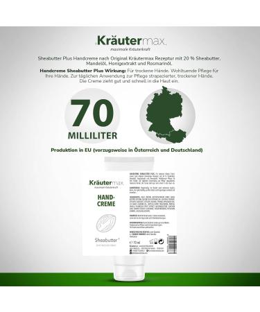 Shea Butter Hand Cream | Nourishing 70ml Moisturizer for Soft Skin | Buy Internationally - Buy Online on GoSupps.com