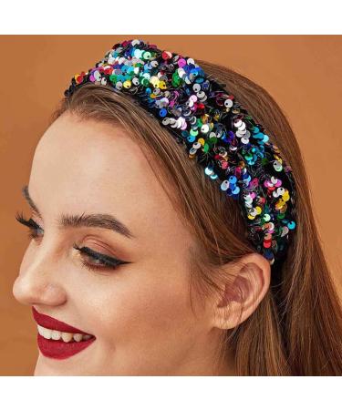 Stylish Asudaro Sequin Hair Ripe Headband for Women & Girls | Fashionable Colored Hair Accessories & Jewelry - Buy Online on GoSupps.com
